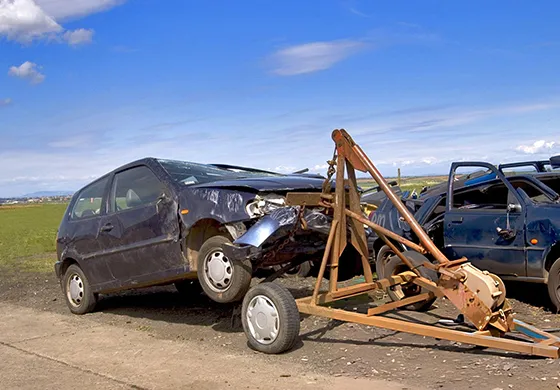 A tow truck is transporting a car demonstrating reliable roadside assistance services.
